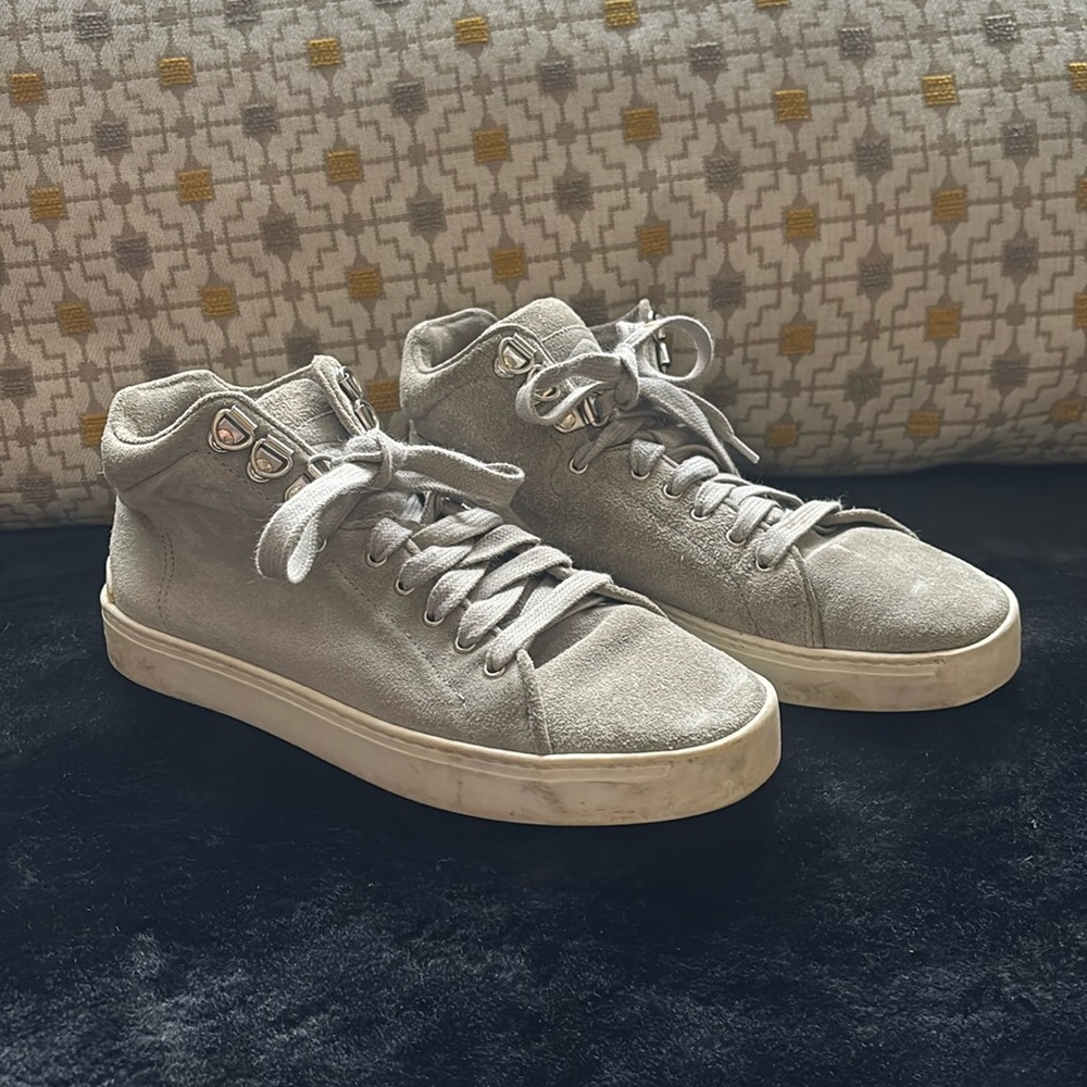 Rag and Bone high top swede sneakers